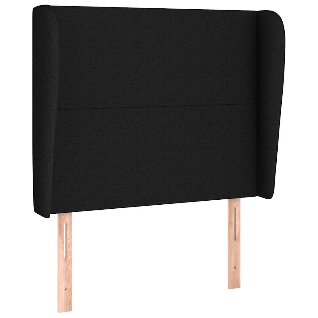Vidaxl hoofdbord met randen 83x23x118 128 cm stof zwart