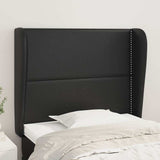 Vidaxl hoofdbord met randen 93x23x118 128 cm kunstleer zwart