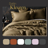 Ten Cate Baumwollsatin-Einzelbettbezug 140 x 200 220 cm Gold