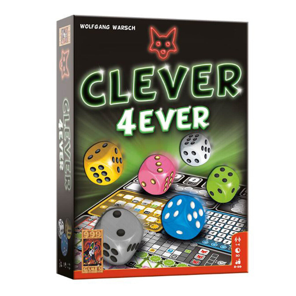 999GAMES DOBBELSPEL CLEVER 4EVER 8-PIECE (NL)