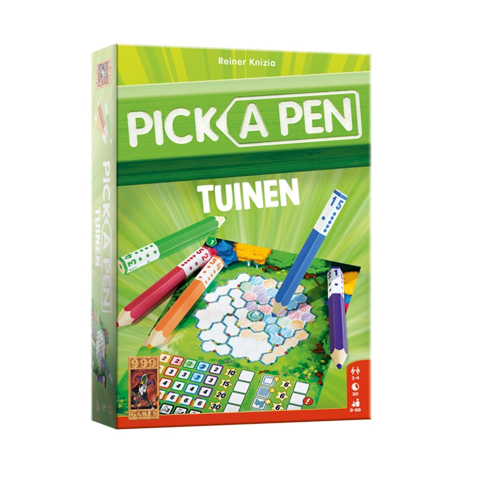 999games pick a pen tuinen dobbelspel