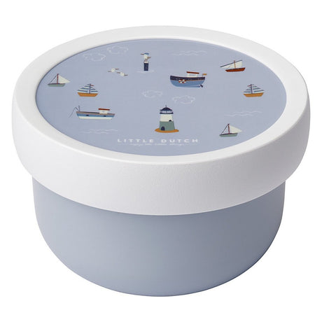 Mepal Campus Obstkiste Sailors Bay 300 ml weiß blau