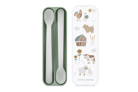 Mepal Set Babylöffel Mio 2 Stück - Little Farm 14,5cm