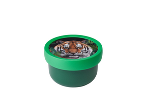 Mepal Obstbox Campus – 300 ml – inklusive Obstgabel – gut verschließbar – Snackbox – Wilder Tiger