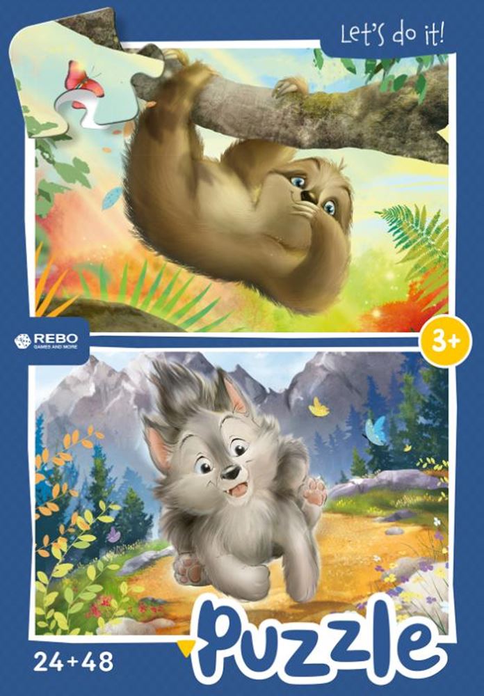 Rebo productions rebo legpuzzel 24 + 48 stukjes - little