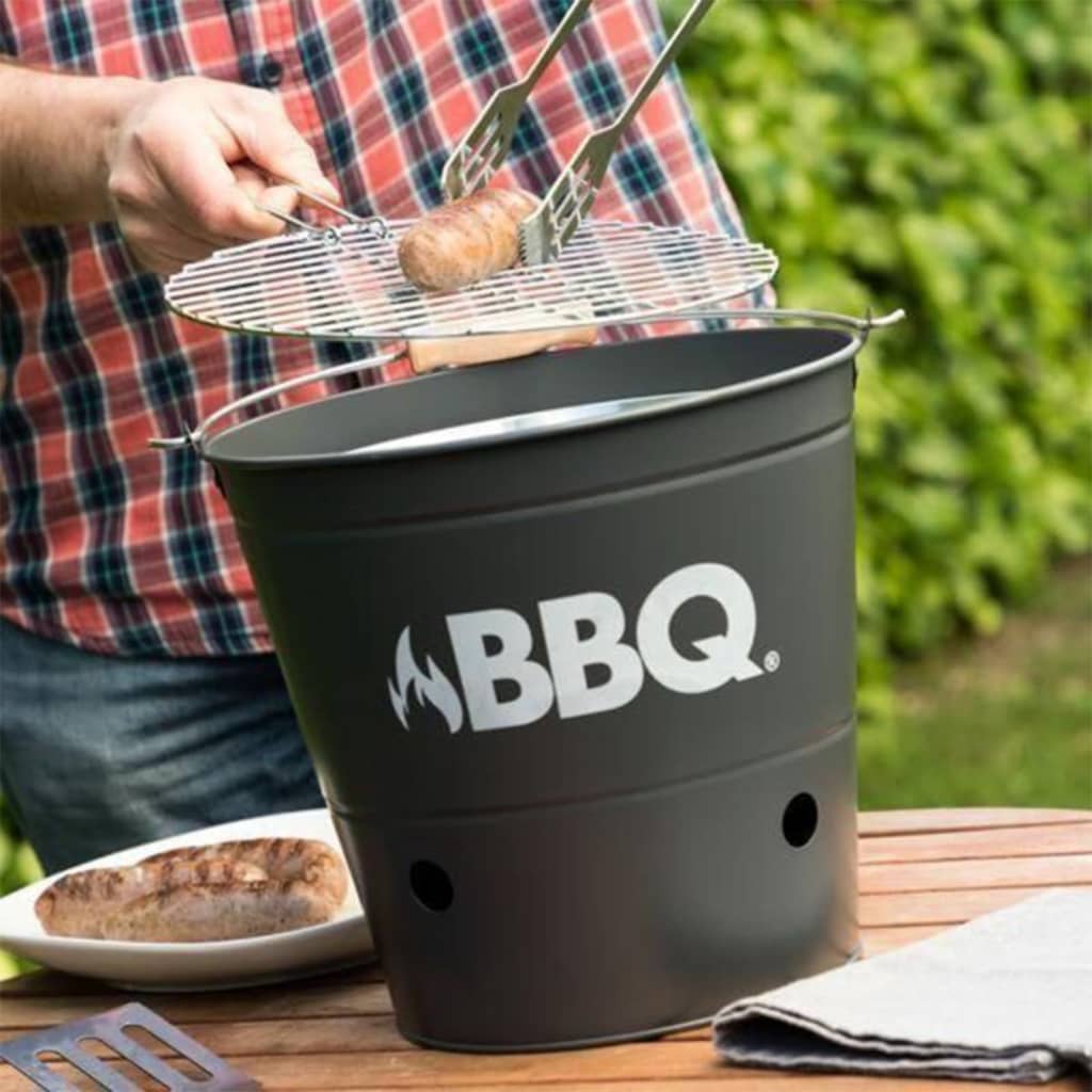 PROGARDEN PROGARDEN BOBET BBQ BBQ 26 cm nero opaco