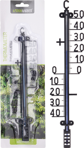 Profi-Gartenthermometer H25cm aus Kunststoff