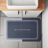 Bathroom solutions badkamermat 79.5x49.5 cm grijs