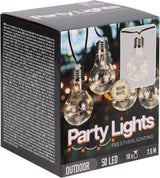 Pro garden feestverlichting 10lampjes warm wit
