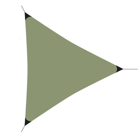 Prograrden Schatten -Tuchdreieck 3x3x3 m grün