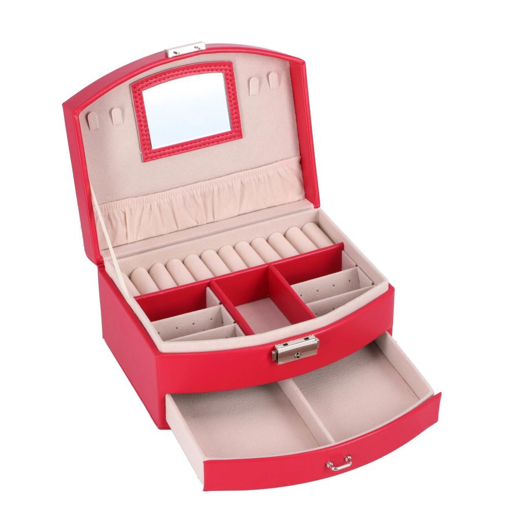 No Brand Schmuckkästchen Deluxe Pink