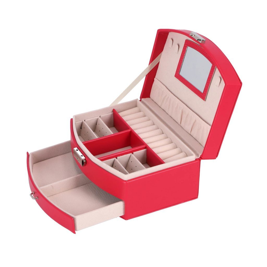 No Brand Schmuckkästchen Deluxe Pink