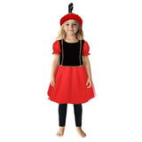 Andere Marken Pete Kleid 110-116 schwarz rot