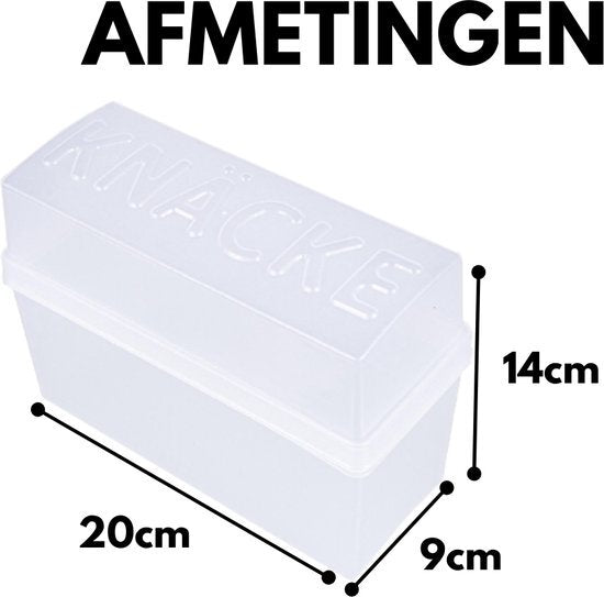 Grunnleggende CrackerBox 1.65L gjennomsiktig lys