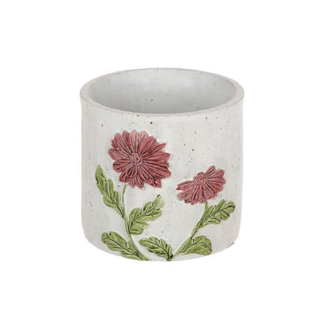 HBX Natural Living HBX Natural Living Blumentopf Gerbera rot ø12,3xh11,3cm