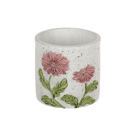 HBX Natural Living HBX Natural Living Blumentopf Gerbera rot ø10,5xh10,3cm