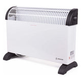 Benson convector heater 75- 1500w 52x17x32.5 cm wit zwart