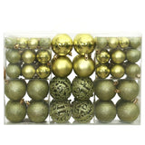 Vidaxl Christmas balls 100 st 3 4 6 cm light green