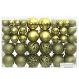 Vidaxl Christmas balls 100 st 3 4 6 cm light green