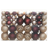 Vidaxl Christmas Balls 100 St 3 4 6 cm Champagne a Brown