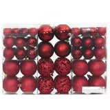 Vidaxl Christmas Balls 100 St 3 4 6 cm Vino rosso