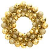 Vidaxx Weihnachtskranz 45 cm Styropor goldfarben