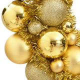 Vidaxx Weihnachtskranz 45 cm Styropor goldfarben