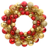 VidaXL Weihnachtskranz 45 cm Styropor Rot und Gold