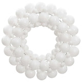 Vidaxl Christmas Wreath 45 cm de poliestireno blanco