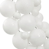Vidaxl Weihnachtskranz 45 cm Polystyrol Weiß