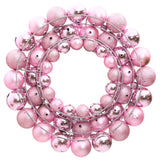 Vidaxl Weihnachtskranz 45 cm Polystyrol rosa