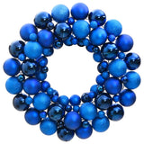 Vidaxl Weihnachtskranz 45 cm Polystyrol Blau