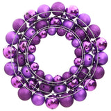 Vidaxl Weihnachtskranz 45 cm Polystyrol lila