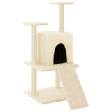 Vidaxl -Katzenmöbel mit Sisal -Kratzerpfosten 110 cm Creme -Colored