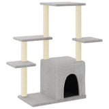 Vidaxl Cat Furniture con graffi di sisal 97,5 cm grigio chiaro