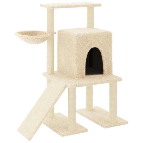 Vidaxl -Katzenmöbel mit Sisal -Kratzerposten 96,5 cm creme -colored