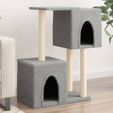 Vidaxl Cat Furniture con graffi di sisal 86 cm grigio chiaro