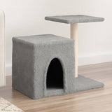 Vidaxl cat furniture with sisal scratching posts 50.5 cm light gray