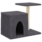 Vidaxl cat furniture with sisal scratching posts 50.5 cm dark gray