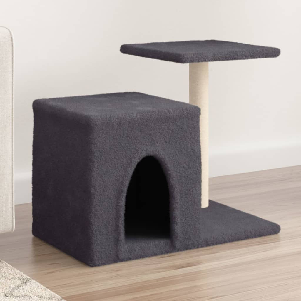 Vidaxl Cat Furniture con graffi di sisal 50,5 cm grigio scuro