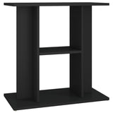 Vidaxl Aquarium Standard 60x30x60 cm verarbeitetes Holzschwarz