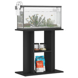 Vidaxl Aquarium Standard 60x30x60 cm verarbeitetes Holzschwarz