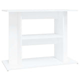 Vidaxl Aquarium Standard 80x35x60 cm verarbeitetes Holz weiß