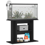 Vidaxl Aquarium Standard 80x35x60 cm Processed Wood Black