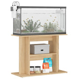 VIDAXL Aquarium Standard 80x35x60 cm Behandlet tre Sonoma eik Farget