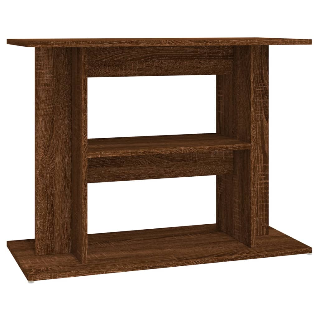 Vidaxx Aquarienständer 80 x 35 x 60 cm, Holzwerkstoff, Farbe Eiche braun
