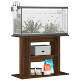 VIDAXL Aquarium Standard 80x35x60 cm Behandlet trebrun eikefarge