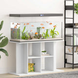 Vidaxl Aquarium Standard 100x40x60 cm verarbeitetes Holz weiß