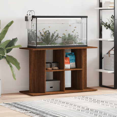Vidaxx Aquarienständer 100 x 40 x 60 cm, Holzwerkstoff, Farbe Eiche braun