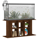 VIDAXL Aquarium Standard 120x40x60 cm Behandlet trebrun eikfarge